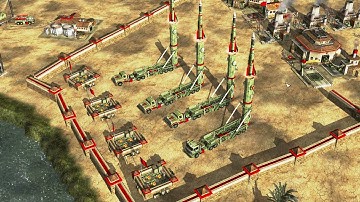 Nuke China 1 vs 2 USA Commander in Chief - C&C Generals Continue