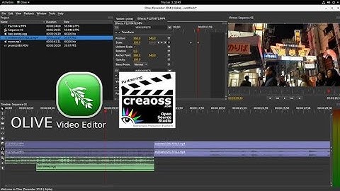 Free video editor for pc | olive video editor | tamil tutorial / #erodeemperortechtamil