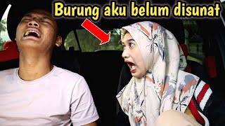 prank pacar bilang belum sunat🍌 malah minta liat sijoni👀