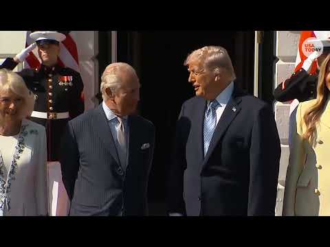 Rey Carlos III y Reina Camilla llegan a la Casa Blanca para histórica visita de estado