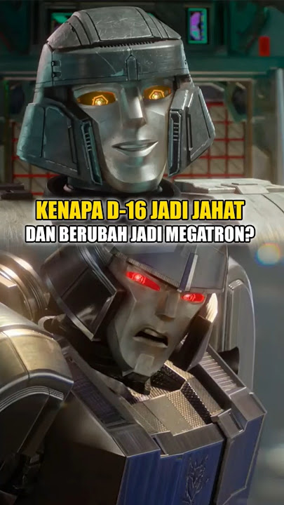Alasan D-16 Jadi Megatron..? #transformers #transformersone #megatron #optimusprime #shorts