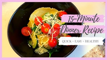 QUICK AND EASY HEALTHY 15-MINUTE DINNER RECIPE | TRADER JOE
