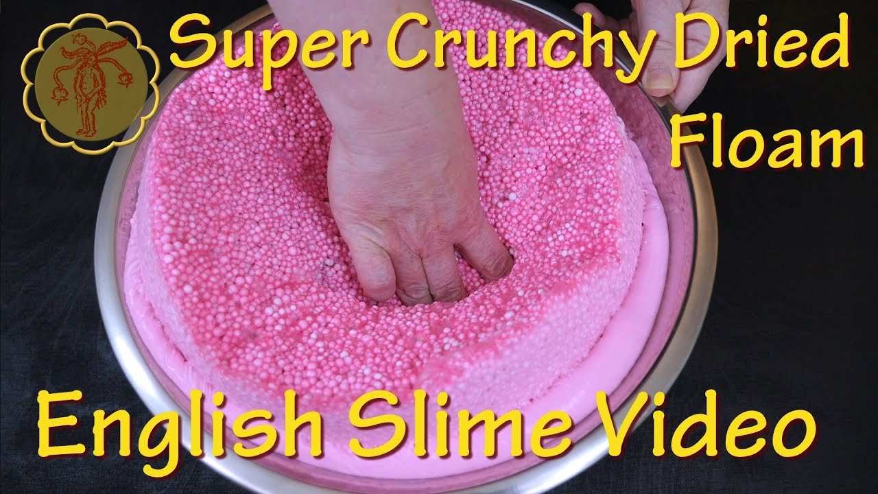 Slime Super Crunchy Dried Floam Slime English