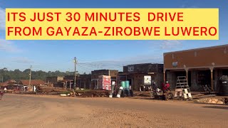 4K DRIVE FROM GAYAZA TO ZIROBWE TOWN THEN KIKYUSA TOWN #uganda #tour #driving #traveling #travel