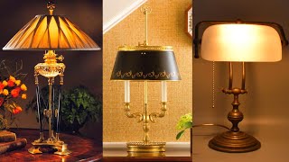 Home Decor Brass Table Lamp Design Ideas | Home Decorating Ideas | Lampshade Makeover | Bedside Lamp