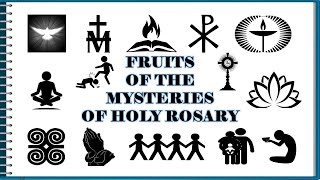 Fruits of the Mysteries of the Holy Rosary Part-1 (Joyful Mysteries and Luminous Mysteries)