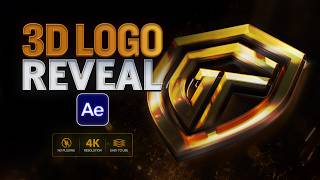 After Effects 3D Logo Reveal Template - Create a Cinematic Logo Animation