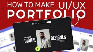 How to make your UI/UX Portfolio in 2026 for free | Uiwithansh