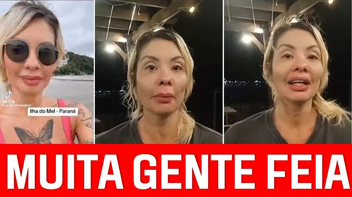 "NUNCA VI TANTA GENTE FEIA JUNTO"; influenciadora causa revolta na internet
