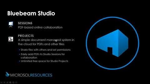 Real Time Collaboration with Bluebeam Studio