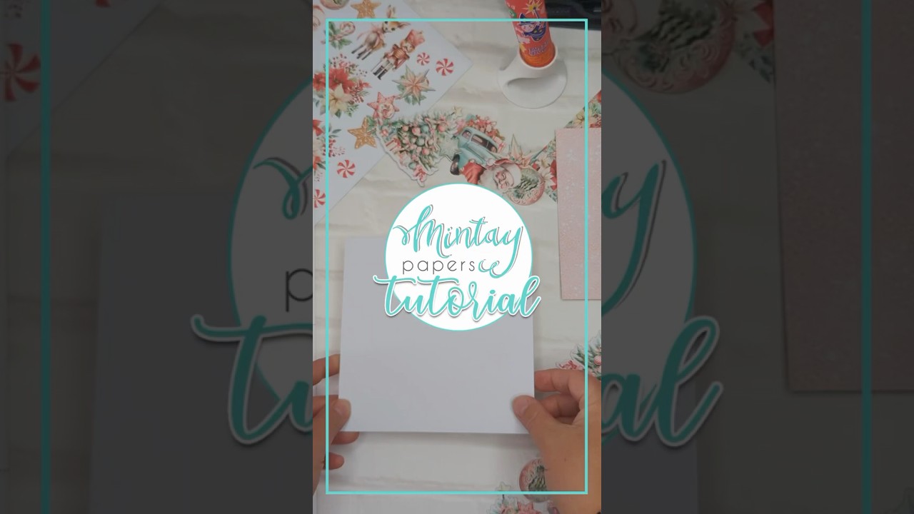 Tutorial - Christmas card with Merry & Joy collection