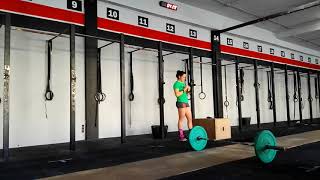 Wod 1The battle of the mediterranean 2018. Pepa diaz crossfit villalba master 35