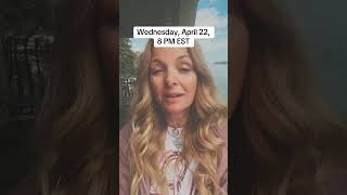 Join me on Instagram live Wednesday, April 22 8 PM EST