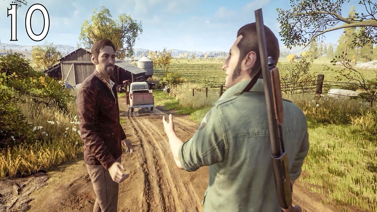 A WAY OUT 4K Gameplay (Online Co Op) Part 10 - Living Farm Life. Feeding Cows, Playing Banjo