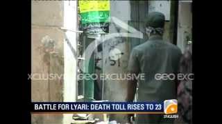 Geo News Summary-Battle for Lyari