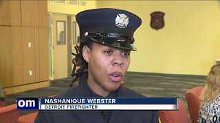Dozens of Detroit firefighters recognized for life-saving efforts