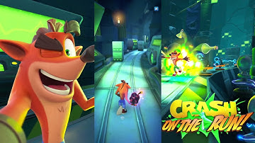 Crash Bandicoot: On The Run - The Lab Challenge (Gem Run Get to the end)