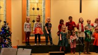 Kassie & Kelsey Preschool Christmas Program 2017