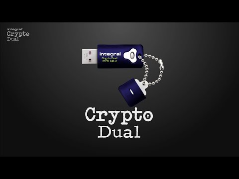 Integral Crypto Dual - AES 256-bit Hardware Encrypted USB, FIPS 140-2 validated