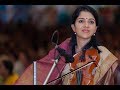 Guru purnima program at puttaparthi evening  violin concert at charumathi raghuraman  9 jul 2017