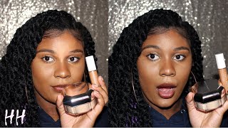 FENTY BEAUTY PRO FILTER CONCEALER &amp; SETTING POWDER 12 HOUR WEAR TEST w/ SWATCHES &amp; FLASH TEST