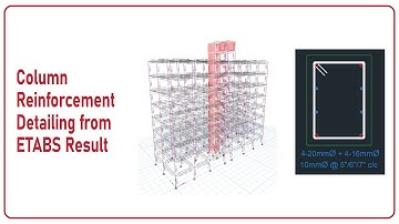 Column Reinforcement Detailing From ETABS Result