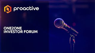Information Proactive ONE2ONE Virtual Investor Forum - Thursday 17th February 2022 Update