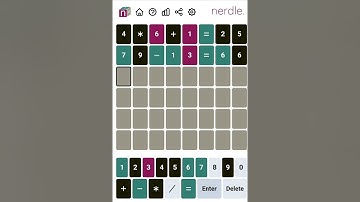 Nerdle Game 50 Solution - 10th March 2022