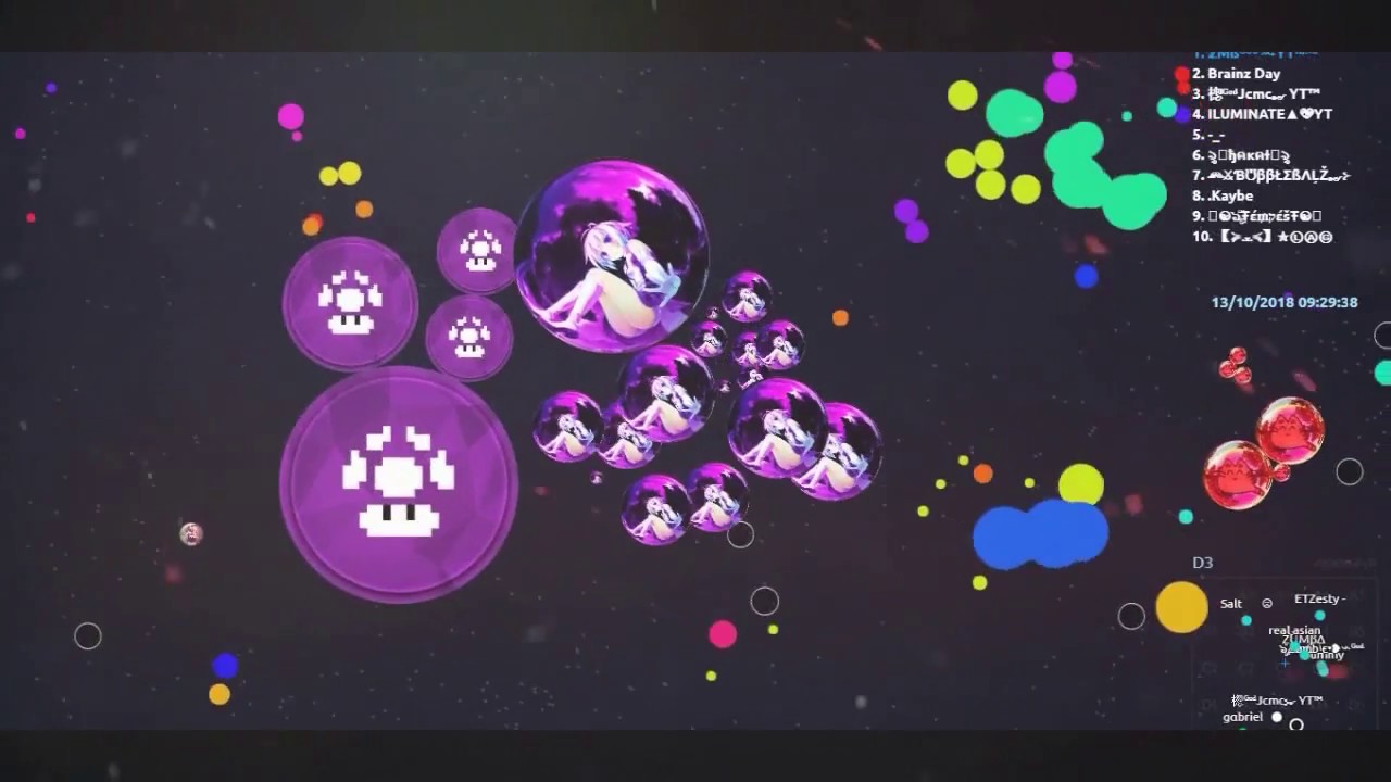 🔵AGAR.IO | WIN COPILATION #2 // BIGGEST POSPLIT AND BEST TRICSPLIT | Zombra!🔵