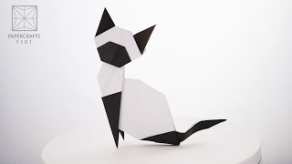 картинка: Оригами сиамский кот (Makoto Yamaguchi)