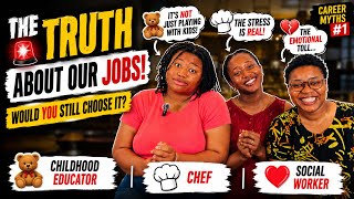 Career Myths EXPOSED! 👀 The Truth About Being a Social Worker, Chef & Childhood Educator #glorymbayo