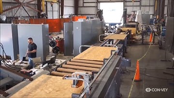 OSB Panel Feeding Line