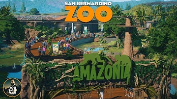 Amazonia! Complete Amazonian Area in Franchise Mode! | San Bernardino Zoo | Planet Zoo
