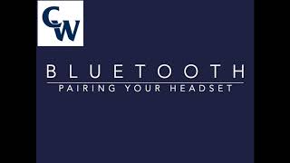 CWASD- Pairing Bluetooth