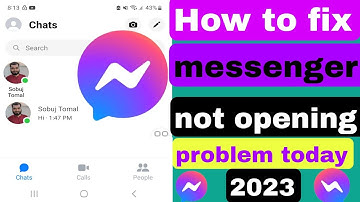 How to fix messenger not opening 2023 | fix messenger problem 2023 | messenger not working 2023