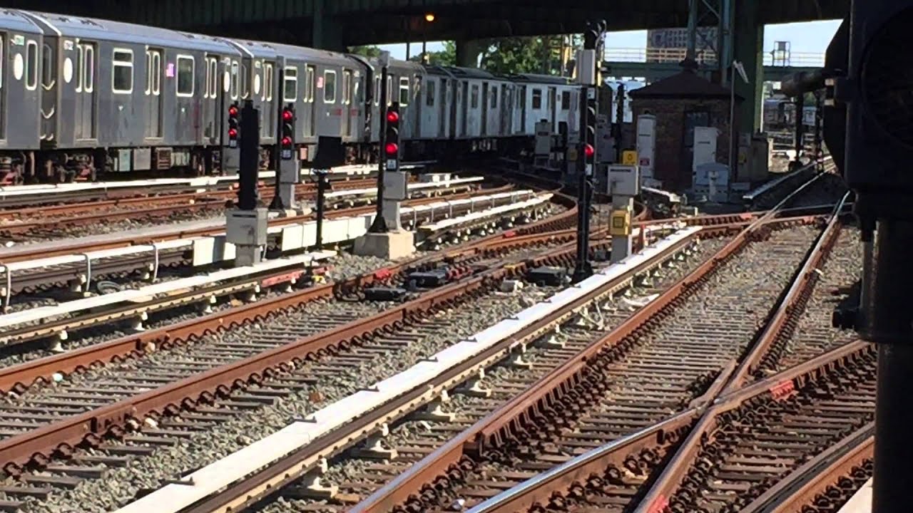 R142 NIS Departing E180th Street Yard on 7 Track
