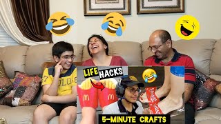 Dumbest 5-Minute Crafts Life Hacks Ever!! | Triggered Insaan | REACTION!!! ???