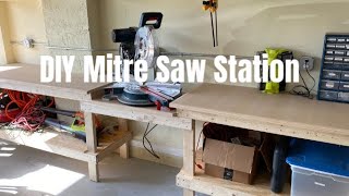 DIY Mitre Saw Station