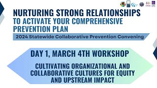 Cultivating Organizational and Collaborative Cultures for Equity and Upstream Impact -2024 Convening Wealth