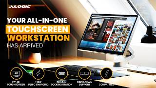 This 27” 4K Touchscreen Monitor Is Basically a Complete Workstation! | Alogic's Aspekt Touch 27