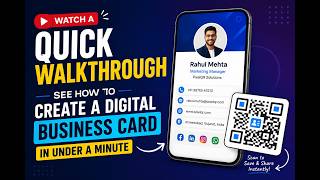 How to Create a Digital Business Card QR Code | Share Contact Details Instantly with PixelQR screenshot 5