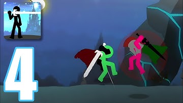 Stickman The Flash - Gameplay Walkthrough Part 4 - Area 4 Blue Stone (IOS, Android)