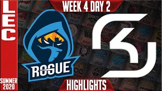 RGE vs SK Highlights | LEC Summer 2020 W4D2 | Rogue vs SK Gaming