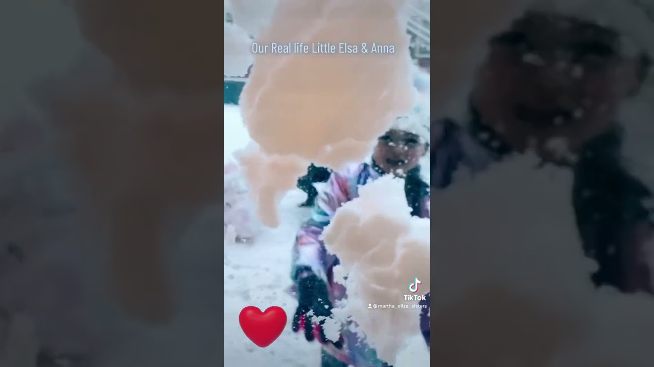 Real Life Anna & Elsa - Olaf Is Now A Puppy 