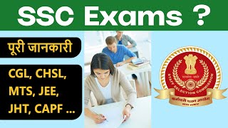 Exams Conducted By SSC Explained | CGL, CHSL, MTS, JEE, JHT, CAPF | Hindi screenshot 5