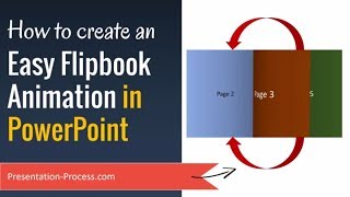 How to Create Easy Flipbook Animation Effect in PowerPoint - YouTube
