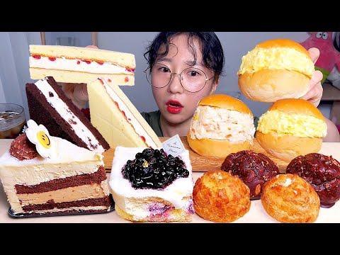 투썸 아이스🧊 디저트 베리머치에그감자 케이크 디저트 먹방 Dessert Mukbang