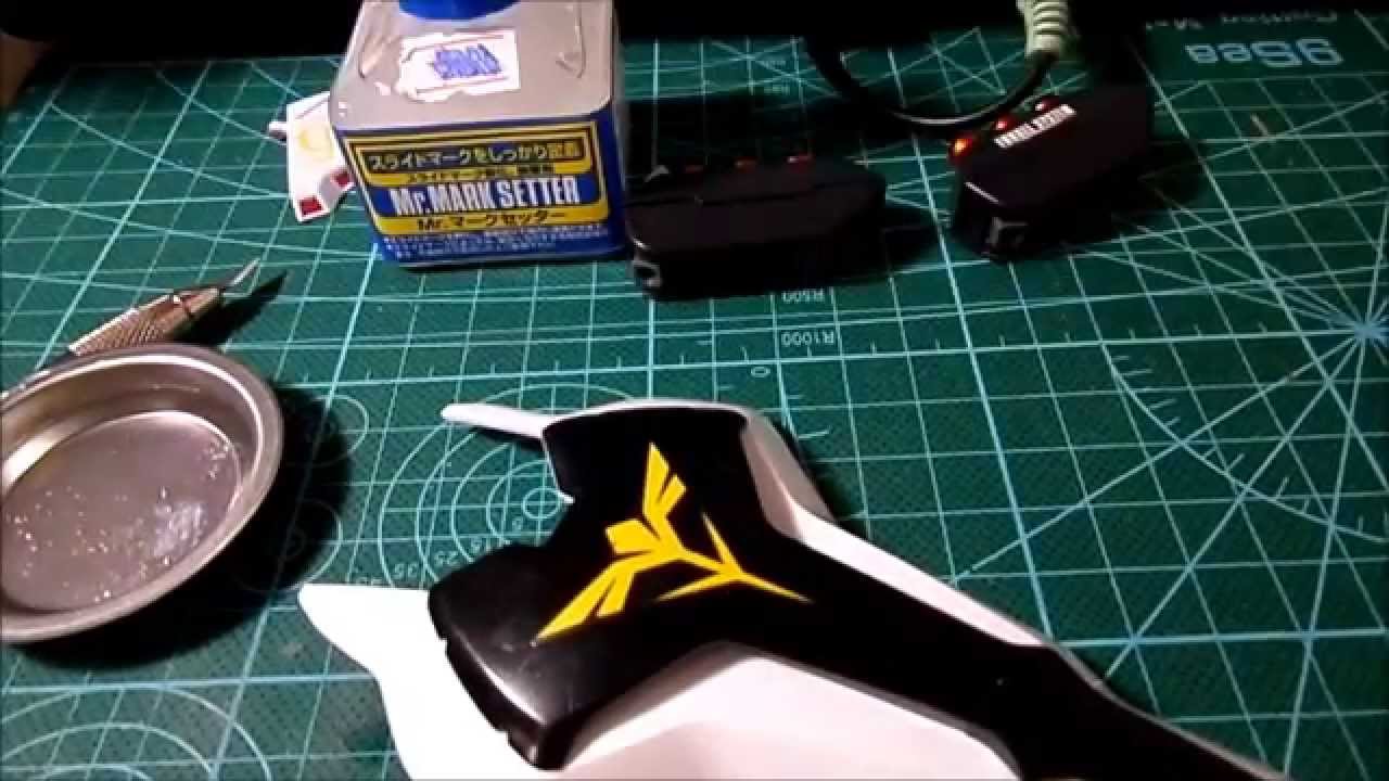 Gundam Tutorial -How To Apply Water Decal