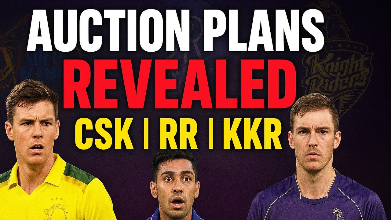 CSK, RR & KKR Auction Plans REVEALED 😱 These Players Are On Their Radar! l ipl  auction 2026 l tamil