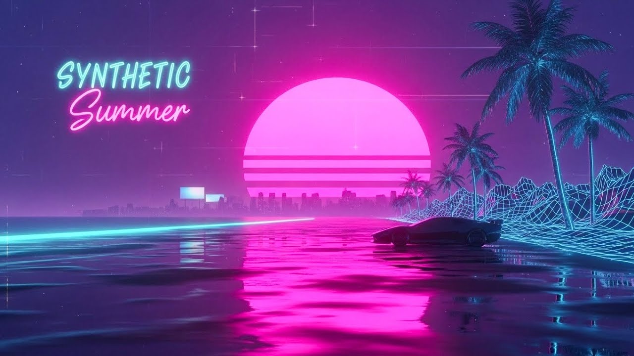 Synthetic Summer (Synthwave / Electro Pop) | Official Audio